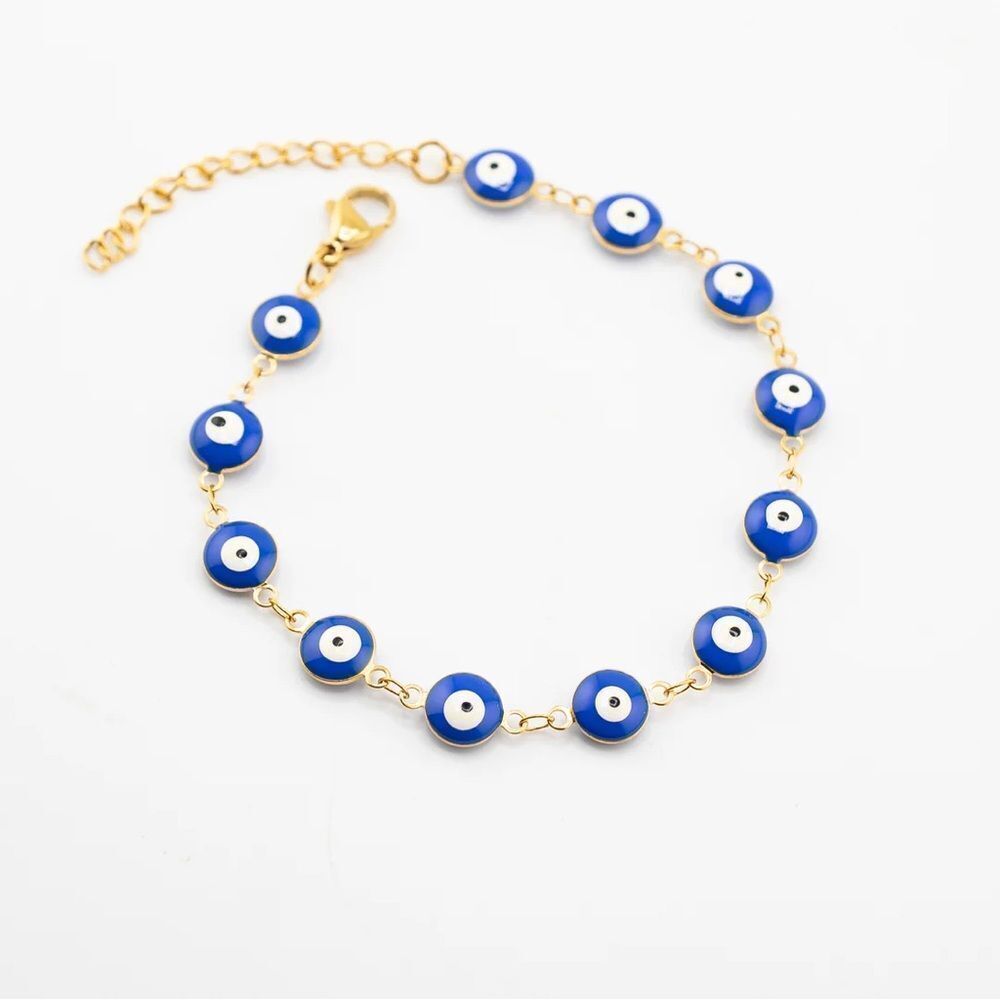 Blue Evil Eye Bracelet #2232